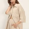 STORETS CLOTHING Georgia Textured Oversized Shirt