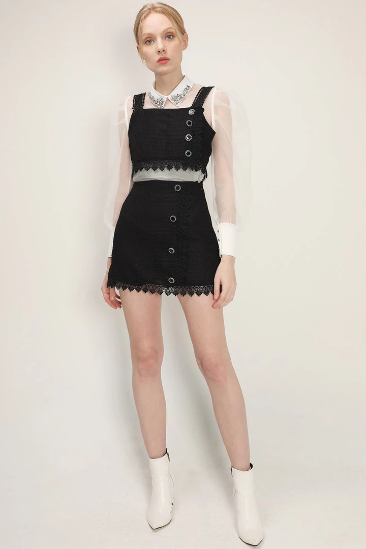 STORETS CLOTHING Ellie Buttoned Skort