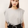 STORETS Elena Padded Shoulder T-shirt