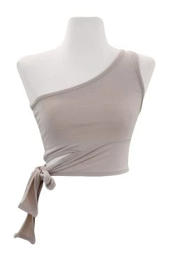 STORETS Paige Asymmetric Crop Top