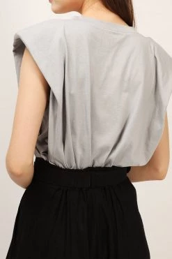 STORETS Elena Padded Shoulder T-shirt