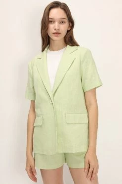 STORETS CLOTHING Ariella Linen Blazer