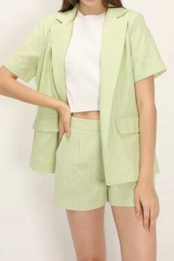 STORETS CLOTHING Ariella Linen Blazer
