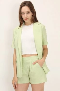 STORETS CLOTHING Ariella Linen Blazer