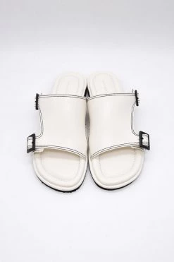 STORETS Sara Buckle Stitch Slippers