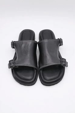 STORETS Sara Buckle Stitch Slippers