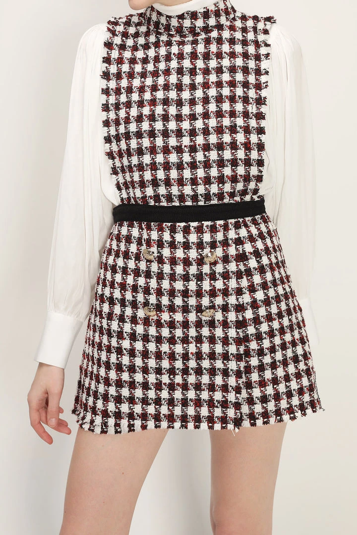 STORETS Ariel Tweed Romper CLOTHING