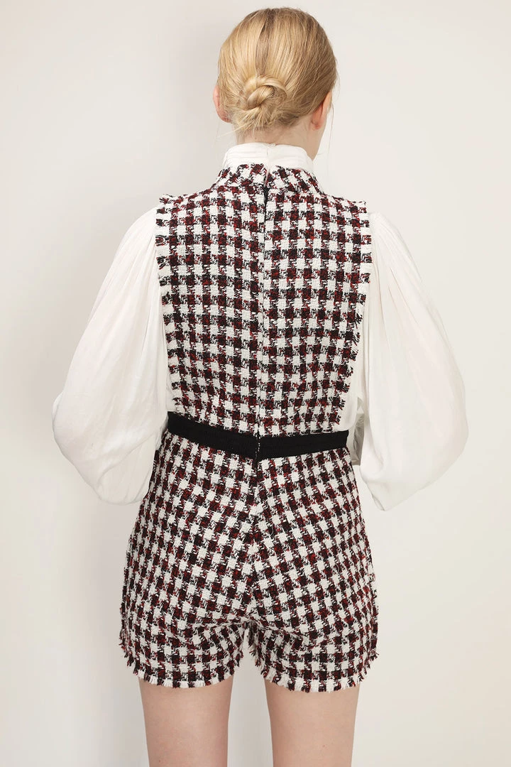 STORETS Ariel Tweed Romper CLOTHING
