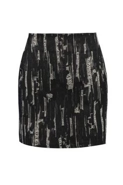 STORETS Kailyn Ripped Denim Skirt CLOTHING