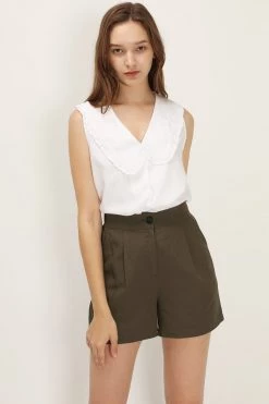 STORETS CLOTHING Athena Pintuck Shorts