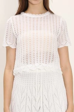 STORETS CLOTHING Harmony Crochet Knit Top