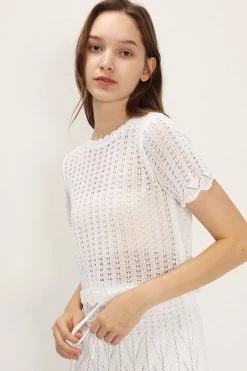 STORETS CLOTHING Harmony Crochet Knit Top