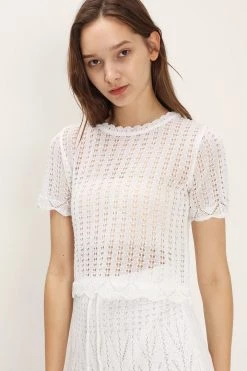 STORETS CLOTHING Harmony Crochet Knit Top