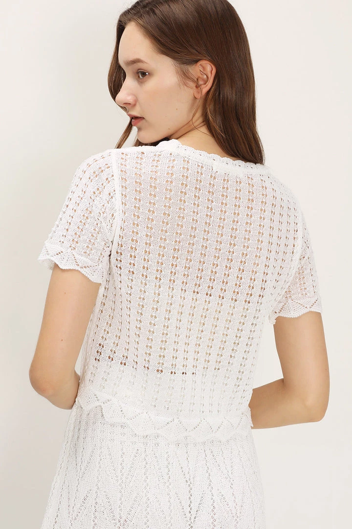 STORETS CLOTHING Harmony Crochet Knit Top