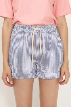 STORETS Teagan Striped Lounge Shorts CLOTHING