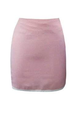 STORETS CLOTHING Belle Contrast Trim Skirt