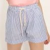 STORETS Teagan Striped Lounge Shorts CLOTHING