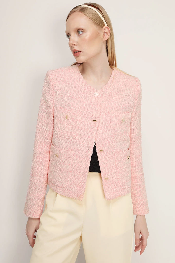 STORETS CLOTHING Mckenna Tweed Pocket Jacket