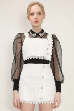 STORETS CLOTHING Ellie Buttoned Sleeveless Top