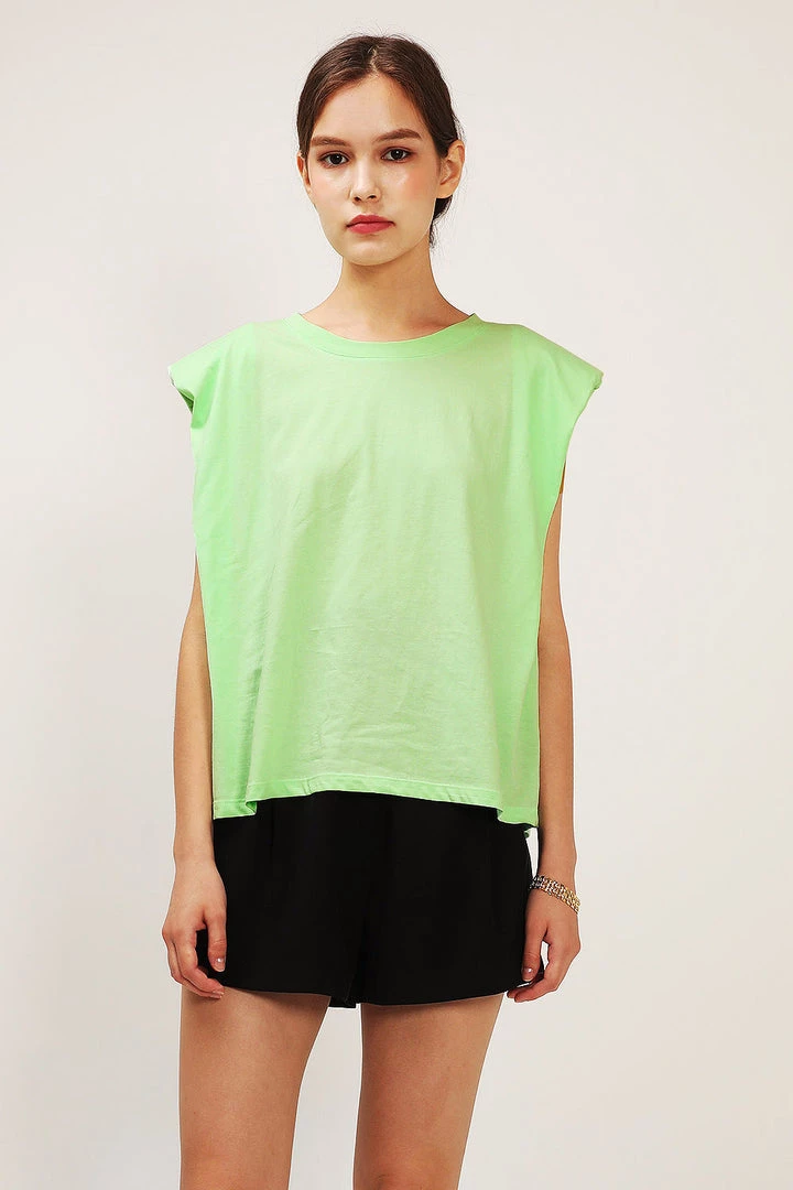STORETS Elena Padded Shoulder T-shirt BEST-SELLERS