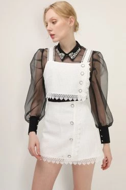 STORETS CLOTHING Ellie Buttoned Sleeveless Top