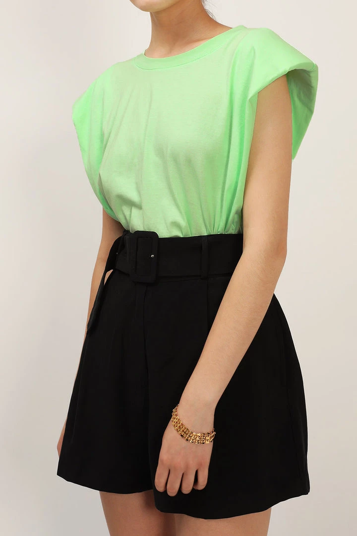 STORETS Elena Padded Shoulder T-shirt BEST-SELLERS