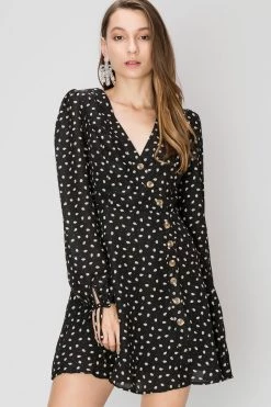 STORETS CLOTHING Gina Button Dress