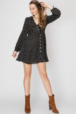 STORETS CLOTHING Gina Button Dress