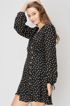STORETS CLOTHING Gina Button Dress