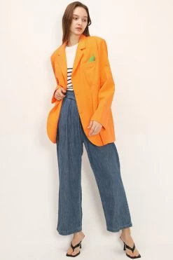 STORETS Influencer Brianna Oversized Handkerchief Blazer