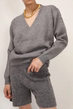 STORETS SALE CLOTHING Eva Wrap Knit Top