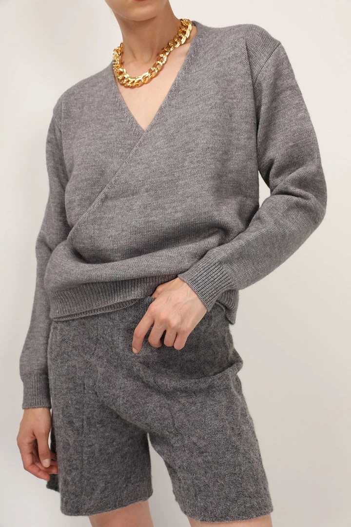 STORETS SALE CLOTHING Eva Wrap Knit Top