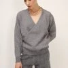 STORETS SALE CLOTHING Eva Wrap Knit Top