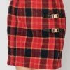 STORETS SALE Lola Buckled Plaid Skirt CLOTHING