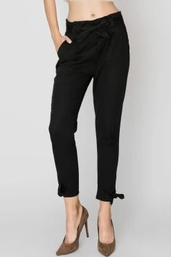 STORETS SALE Cleo Bow Trim Pants-2 Colors