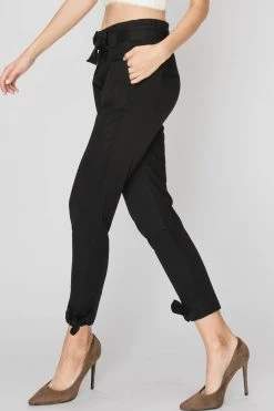 STORETS SALE Cleo Bow Trim Pants-2 Colors