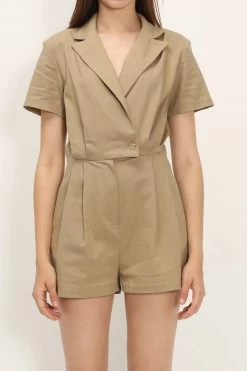 STORETS Aubree Linen Romper