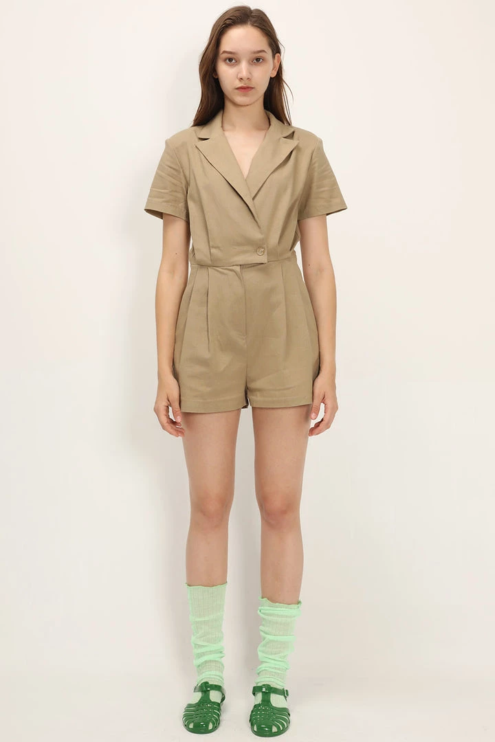 STORETS Aubree Linen Romper