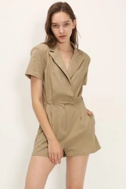 STORETS Aubree Linen Romper