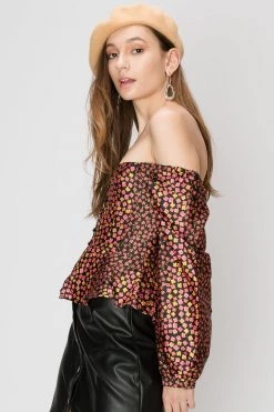 STORETS SALE Sophie Floral Squareneck Blouse