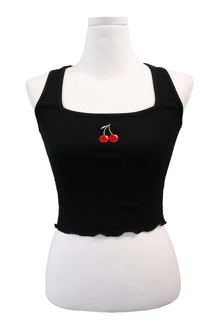 STORETS Bella Cherry On Top And Skirt Set CLOTHING