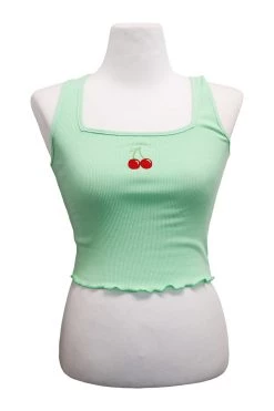 STORETS Bella Cherry On Top And Skirt Set CLOTHING