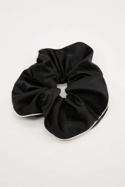 STORETS Contrast Trim Satin Scrunchie