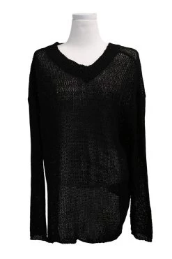 STORETS CLOTHING Charlie Asymmetric Neck Cutout Sweater