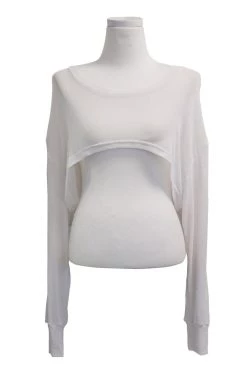 STORETS CLOTHING Ava Super Cropped Mesh Top