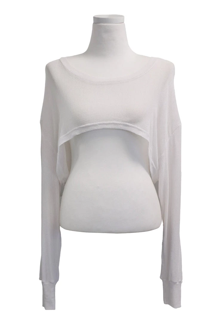 STORETS CLOTHING Ava Super Cropped Mesh Top