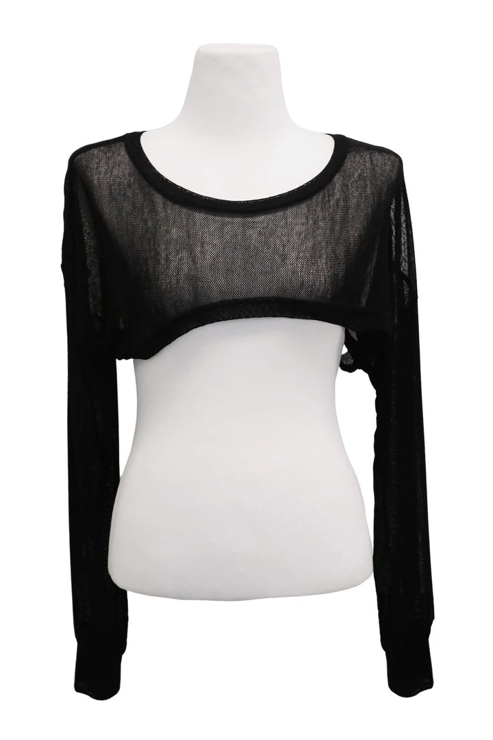 STORETS CLOTHING Ava Super Cropped Mesh Top