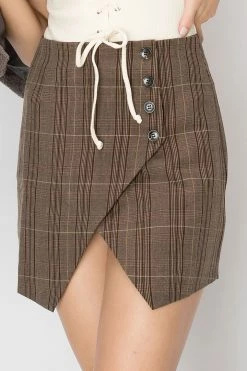 STORETS SALE Sabrina Plaid Skirt-2 Colors CLOTHING