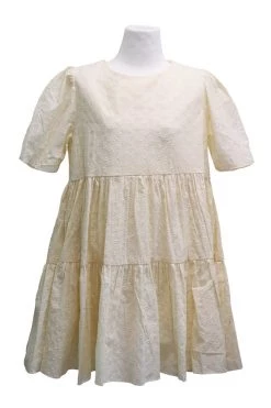 STORETS SALE Bella Embroidered Lace Tiered Dress
