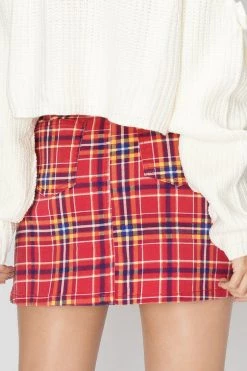 STORETS SALE CLOTHING Nada Multi Plaid Skirt-2 Colors